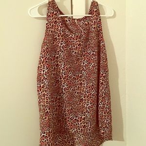 High to low tank top