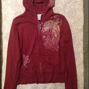 Roxy maroon hoodie