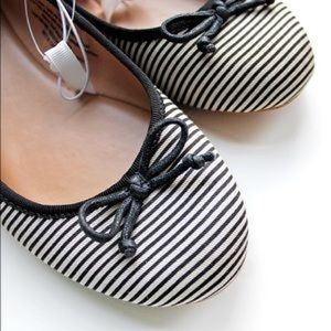 Target Striped Ballet Flats