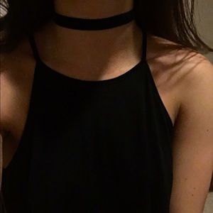 Pacsun black suede choker