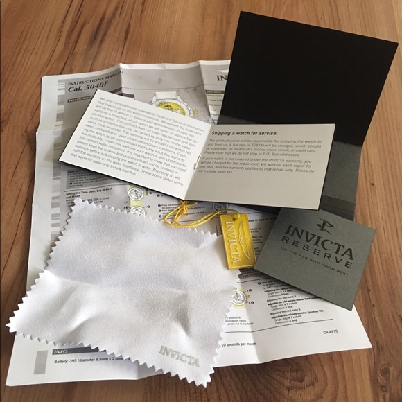 INVICTA Mens Reserve Mstr Cal. Watch - Picture 6 of 8