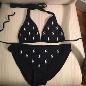Navy blue Ralph Lauren bikini