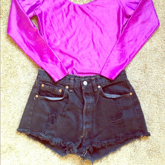 Vintage purple leotard