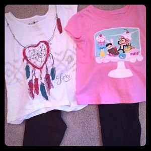 Lucky and Paul frank Toddler 2T outfits