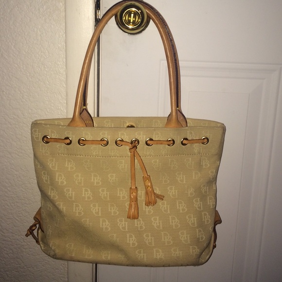 Dooney & Burke canvas shoulder bag