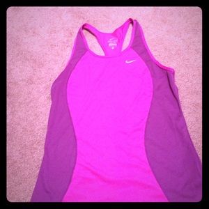 NWOT Purplish nike drifit running tank
