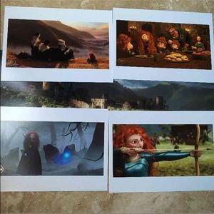 Disney lithographs Pixar's Brave