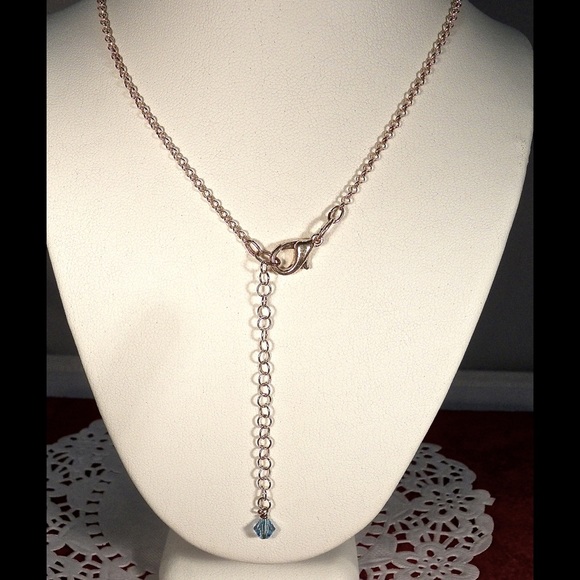SALE.   Prom or Wedding Crystal Necklace - Picture 6 of 7