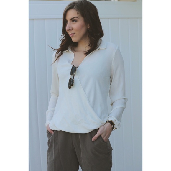 H&M Surplice Blouse