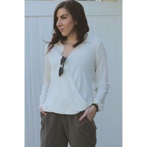 H&M Surplice Blouse