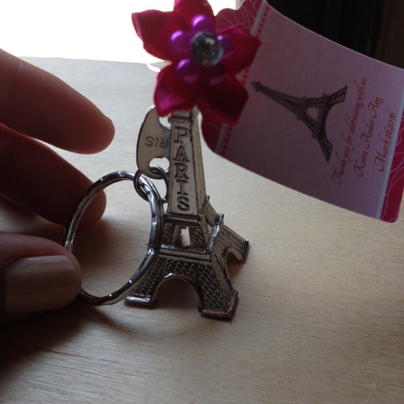 Eiffel Tower key chain silver - Picture 4 of 4