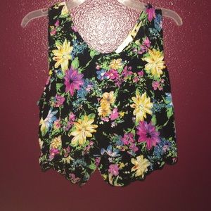 flowy crop top