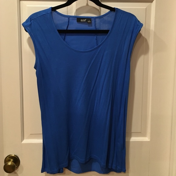 Pretty blue tank top.