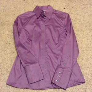 Purple button up
