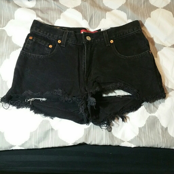 Urban Outfitters Pants - Black high waisted shorts