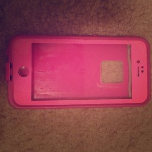 Pink iPhone 6 or 6s pink life proof case