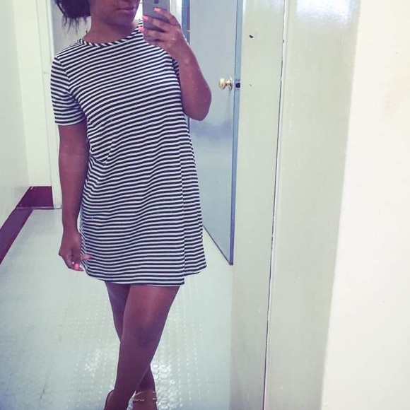 striped dress