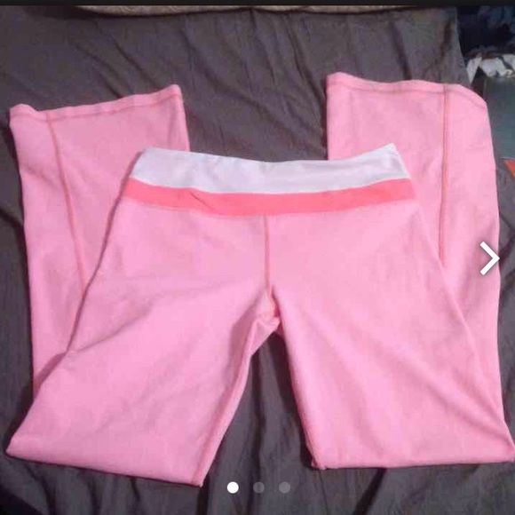 Pink lulu groove pants