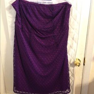 Strapless dress