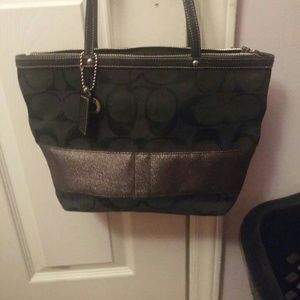 Black coach bag