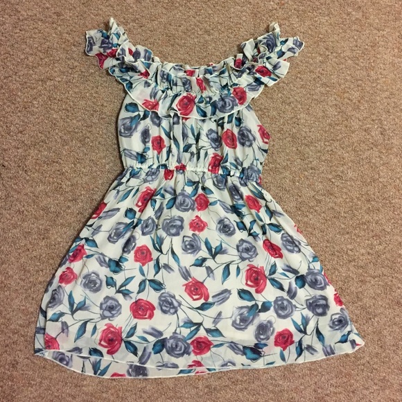 Floral A-Line Top Size Large