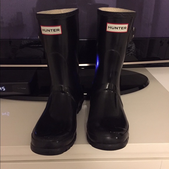 Hunter Shoes - Hunter Black Rain Boots