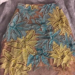 For Love and Lemons and Nasty Gal skirt