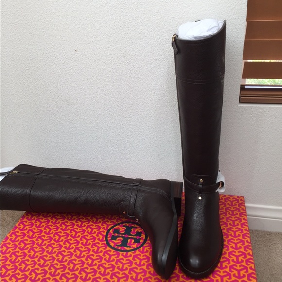 NIB TORY BURCH Marlene Riding - Tumled Leather - Picture 2 of 4