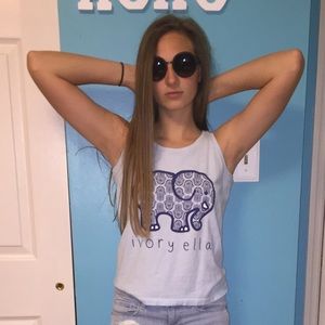 Ivory Ella tank top