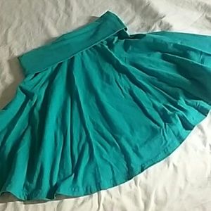 Forever 21 teal skirt