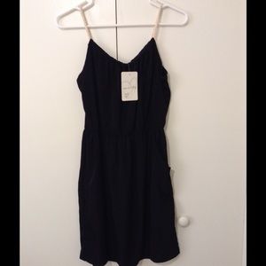 One clothing! Black dress w/ rope straps