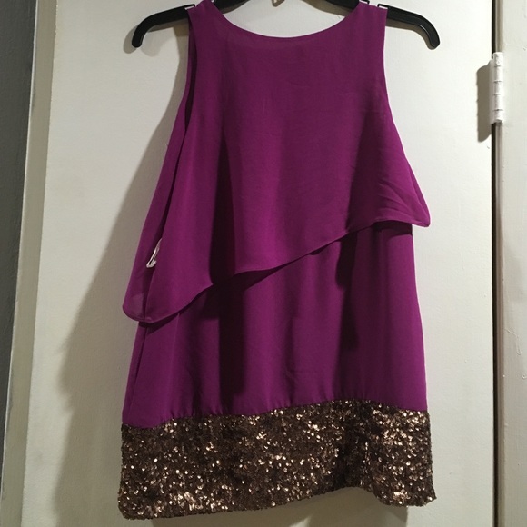 HOLIDAY SALE‼️MM COUTURE sequin bottom tank. XS - Picture 4 of 4