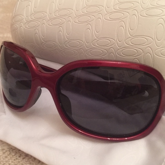 Oakley Red Sunglasses (Never Been Worn)