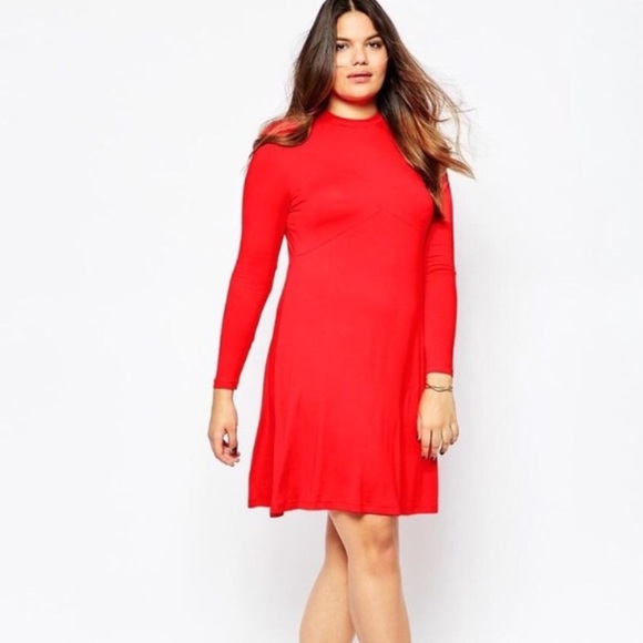 ASOS curve babydoll dress