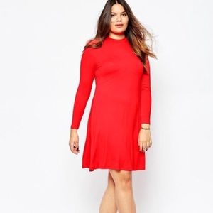 ASOS curve babydoll dress