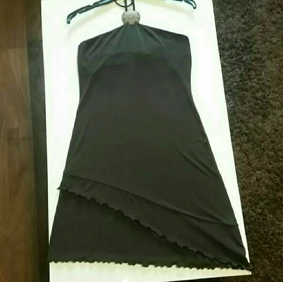 Moda international chocolate brown dress