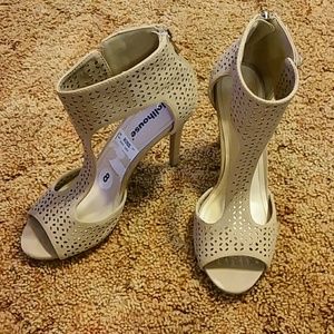 Dollhouse high heel open toe shoes