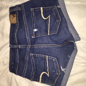 American eagle hi-rise shorts