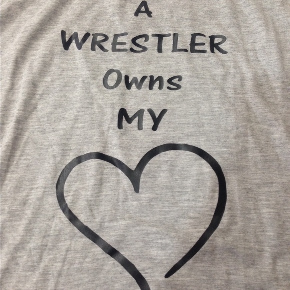 Flowy tank top A wrestler owns my heart. Large - Picture 2 of 3