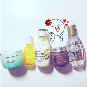 Assorted Korean skincare