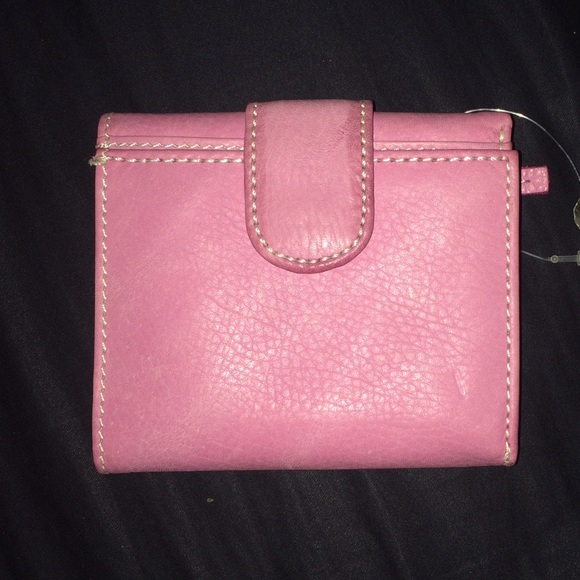 mundi genuine leather blush small wallet
