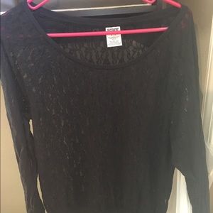 Victoria's Secret size small lacy long sleeved top