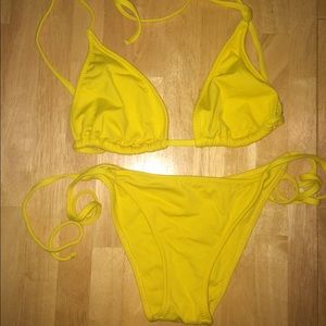 Becca bikini in yellow