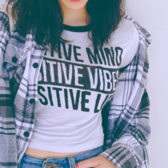 Black and white Crop top