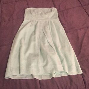 Mint Green Strapless Dress