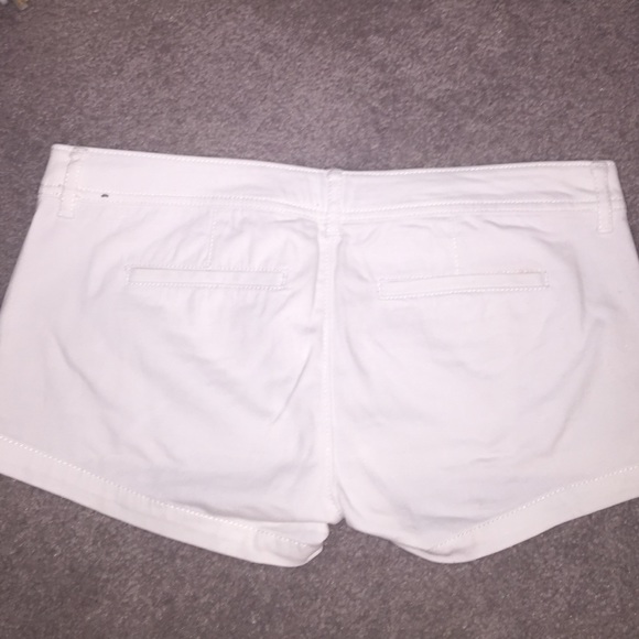 Size two white Abercrombie shorts