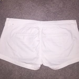 Size two white Abercrombie shorts
