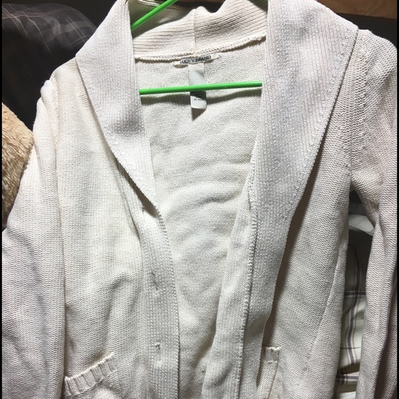 Lucky brand sweater white