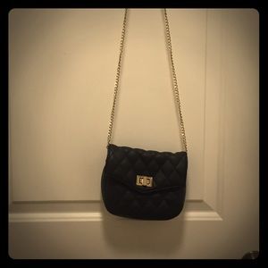 Forever 21 quilted faux leather mini shoulder bag