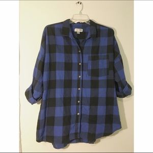 Amazing super comfy blue and black flannel